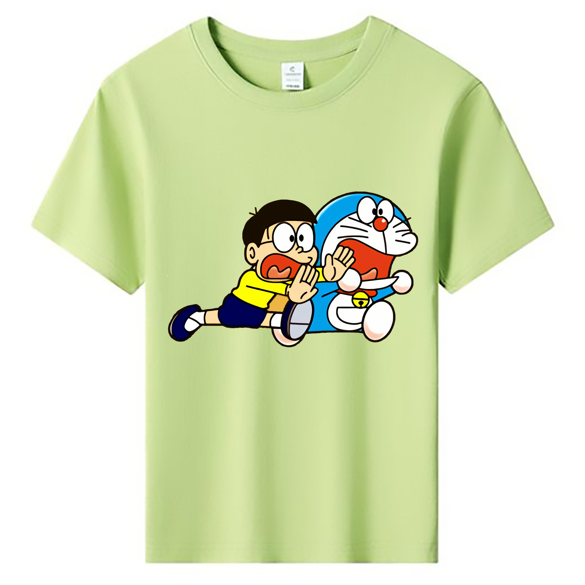 （画像用） ドラえもん Doraemon 綿100％キッズTシャツ（フロントプリント）